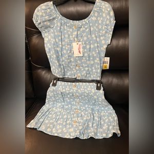 Jessica Simpson skirt and top set NWT